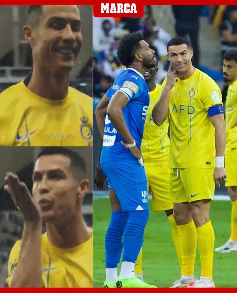 عکس‌| واکنش‌های جالب رونالدو به تشویق لیونل مسی