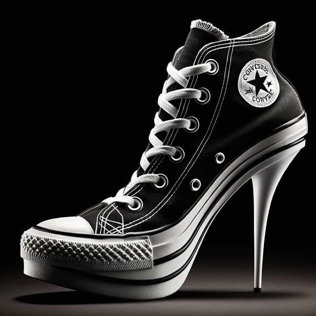 عکس| اگر آل استار پاشنه دار شود!