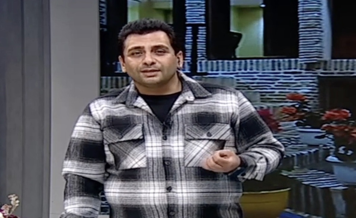 فیلم| مجری شبکه گلستان در برنامه زنده بیهوش شد