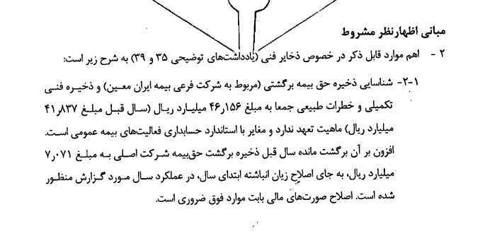 سکوت وزارت اقتصاد در برابر زیان ۴۰۰ میلیاردی مهم‌ترین شرکت بیمه ایران!