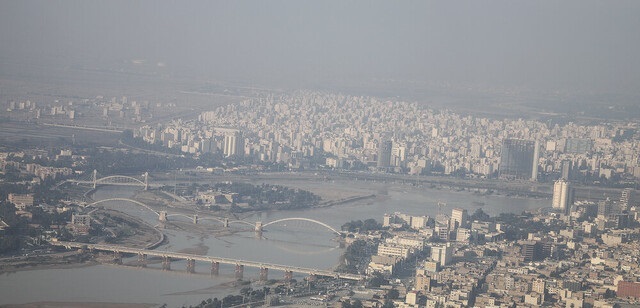 کیفیت هوای سه شهر خوزستان در وضعیت "ناسالم"
