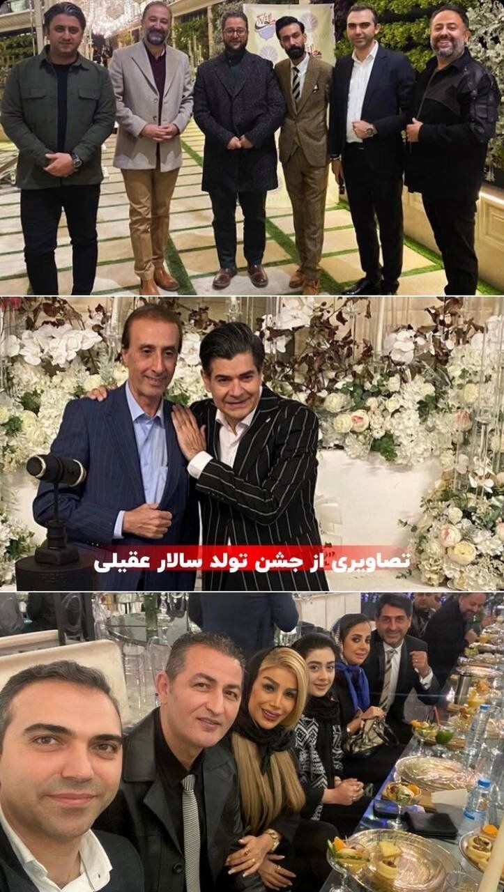 عکس | جشن تولد سالار عقیلی در باغ تالار لاکچری تهران پربازدید شد