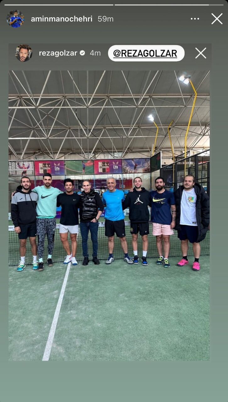 عکس| تمرین پدل گلزار و بازیکنان استقلال و پرسپولیس عکس| تمرین پدل گلزار و بازیکنان استقلال و پرسپولیس