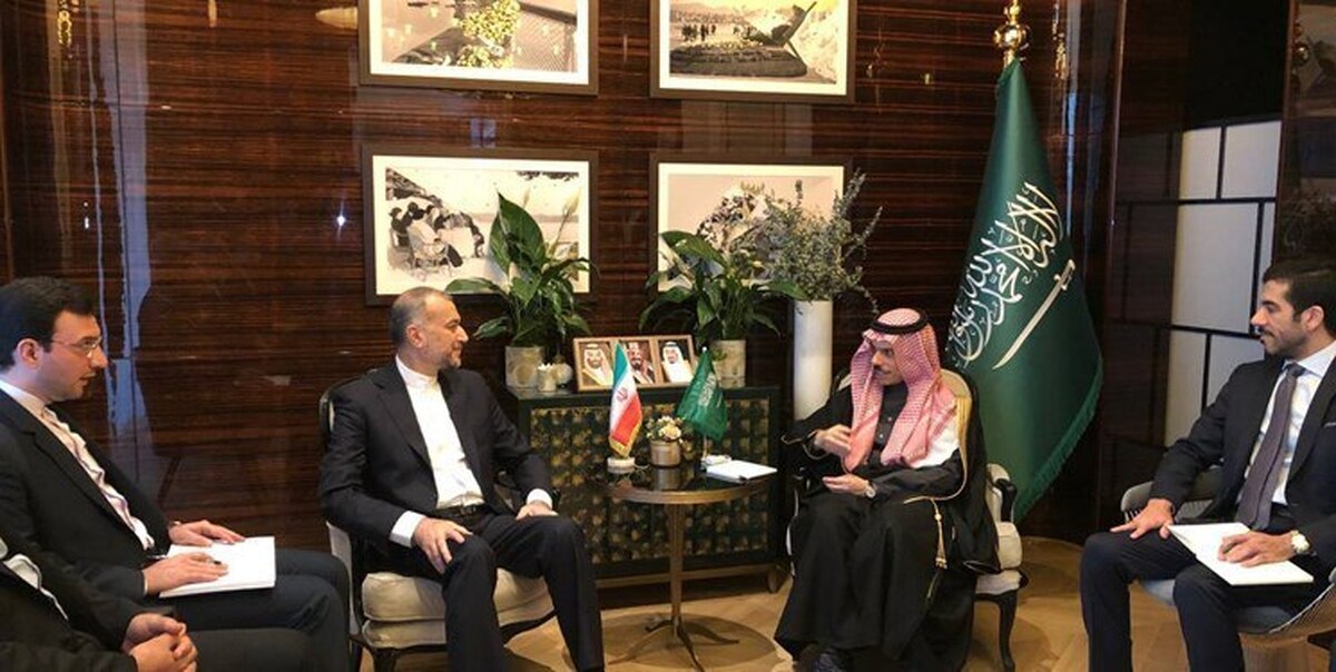 دیدار و گفت‌‌وگوی امیرعبداللهیان و وزیر خارجه عربستان در ژنو