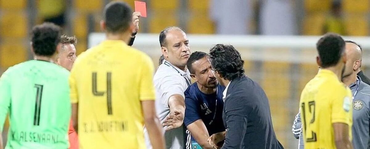 تصویری از خشمگینترین ورژن فرهاد مجیدی در امارات تصویری از خشمگینترین ورژن فرهاد مجیدی در امارات