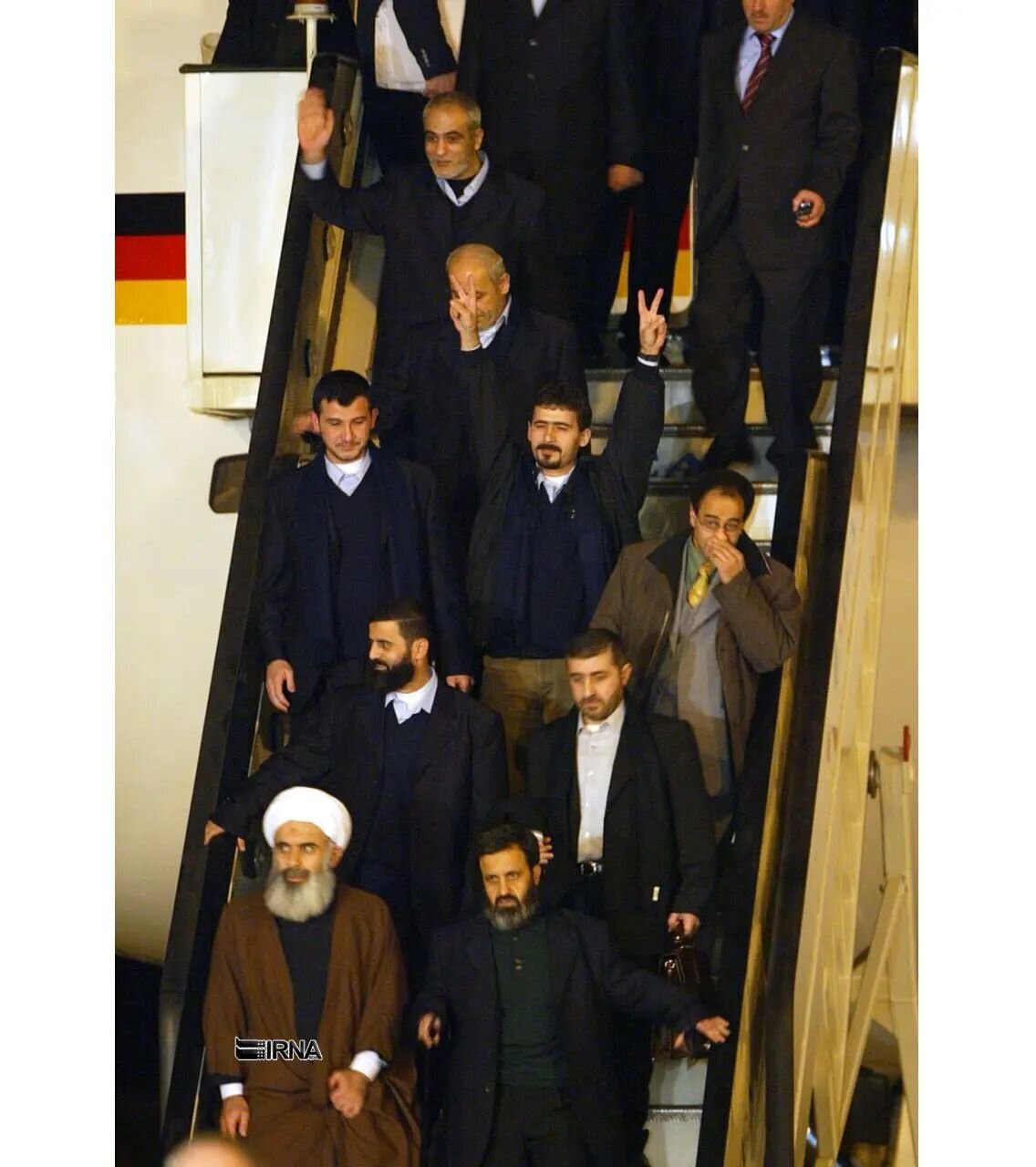 عکس| ورود اسرای آزاد شده لبنانی به فرودگاه بیروت