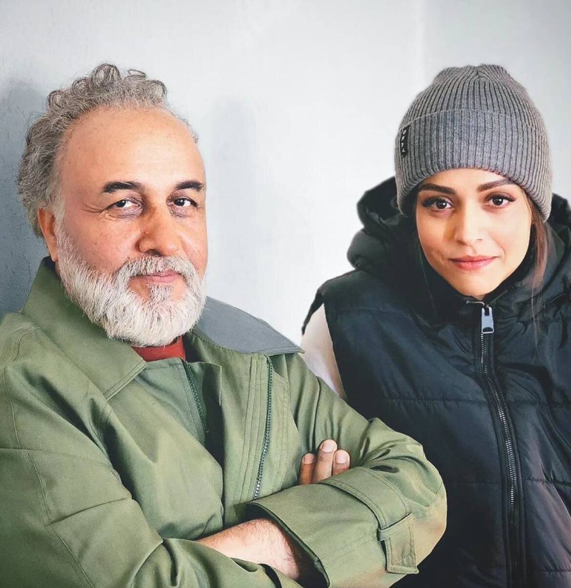 عکس| قاب یادگاری رضا عطاران با سوگل خلیق در سریال جدیدش