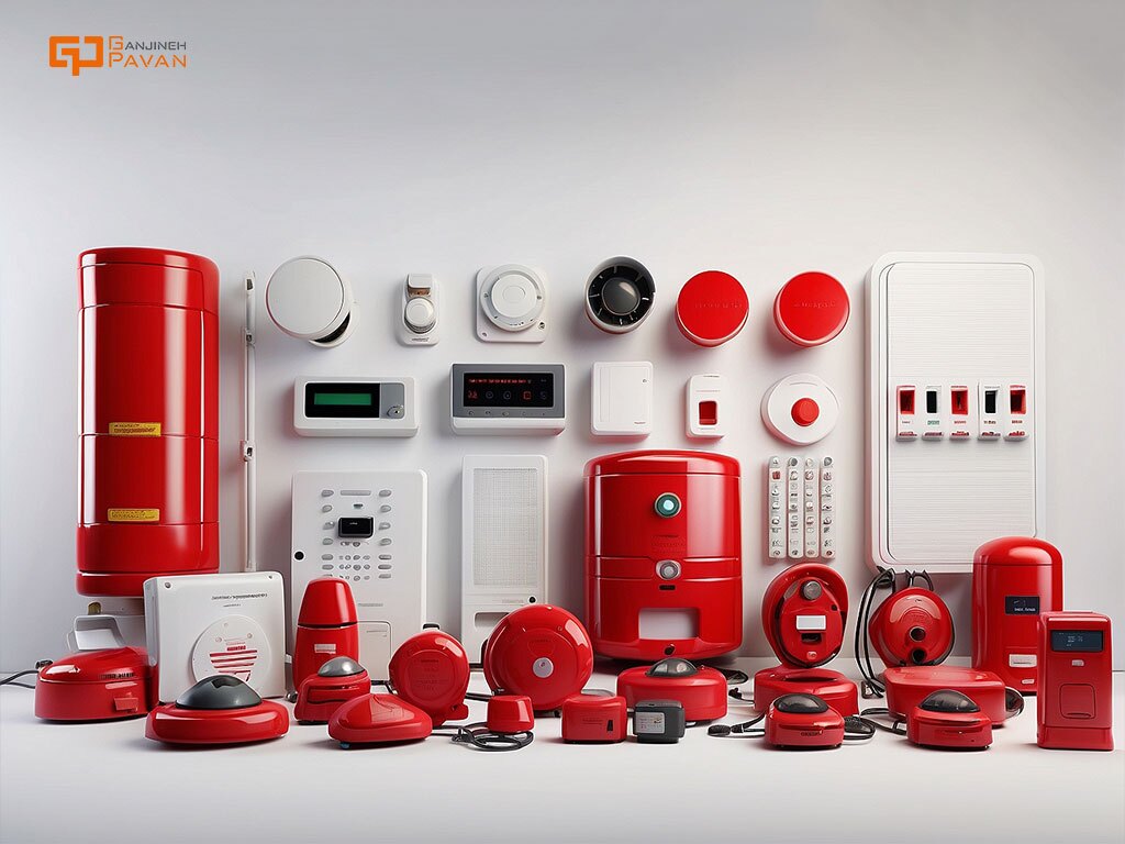 اجزای اعلام حریق اجزای اعلام حریق