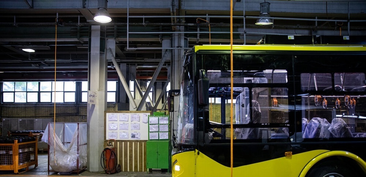 تصاویر| مراسم افتتاح نخستین خط تولید انبوه اتوبوس برقی