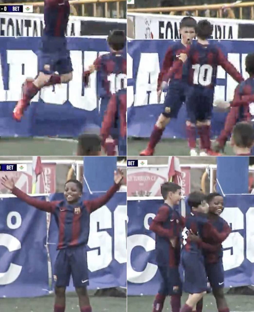 عکس| علاقه شدید بارساییها به سبک رونالدو و بلینگام! عکس| علاقه شدید بارساییها به سبک رونالدو و بلینگام!