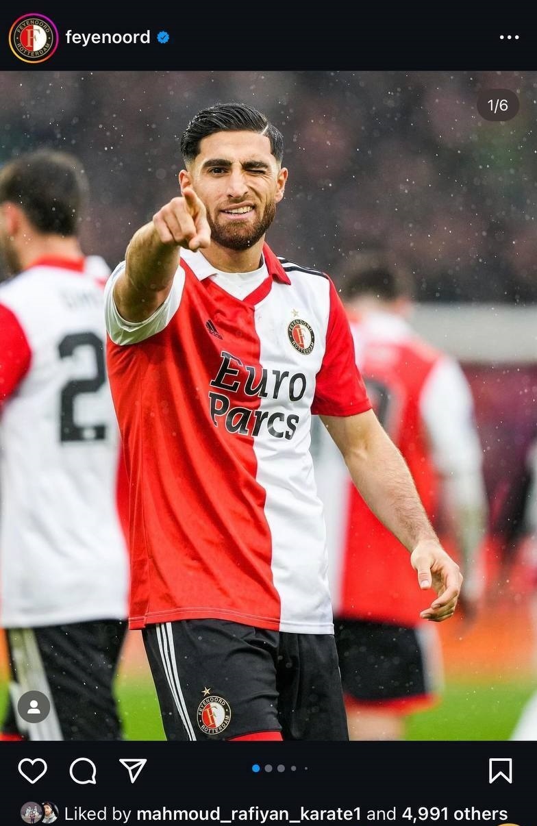 عکس| کُری با عکس و گل جهانبخش در هلند عکس| کُری با عکس و گل جهانبخش در هلند