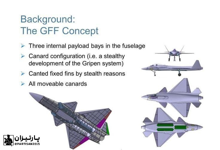 عکس| جنگنده نسل پنجم سوئد! عکس| جنگنده نسل پنجم سوئد!