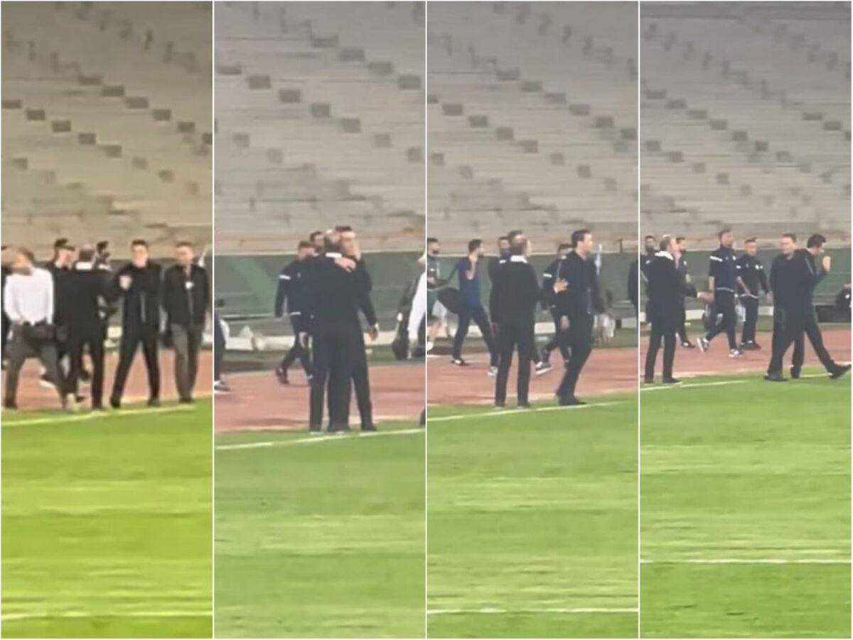 عکس| جنجال “درگوشی” نکونام پایان بازی با مس عکس| جنجال “درگوشی” نکونام پایان بازی با مس