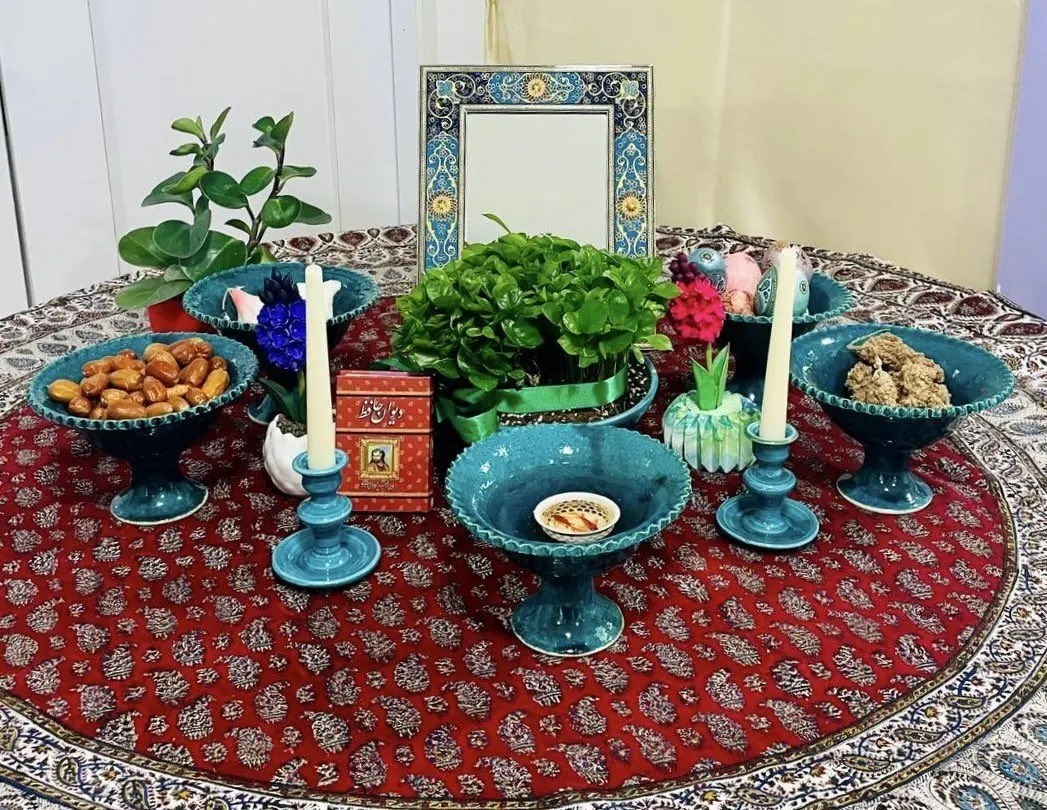 سفره هفت‌سین سفارت ایتالیا در تهران