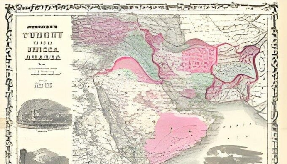 عکس| ۱۶۲ سال قبل؛ نقشه‌ای قدیمی از خاورمیانه