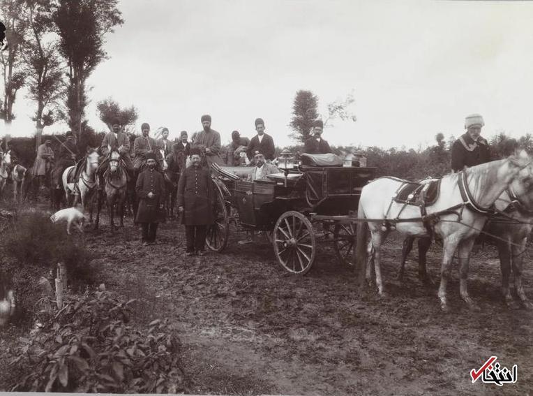 عکس| مظفرالدین شاه در رشت، به سوی اروپا