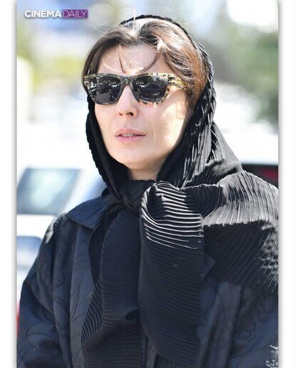 عکس | چهره لیلا حاتمی در مراسم رضا داوودنژاد