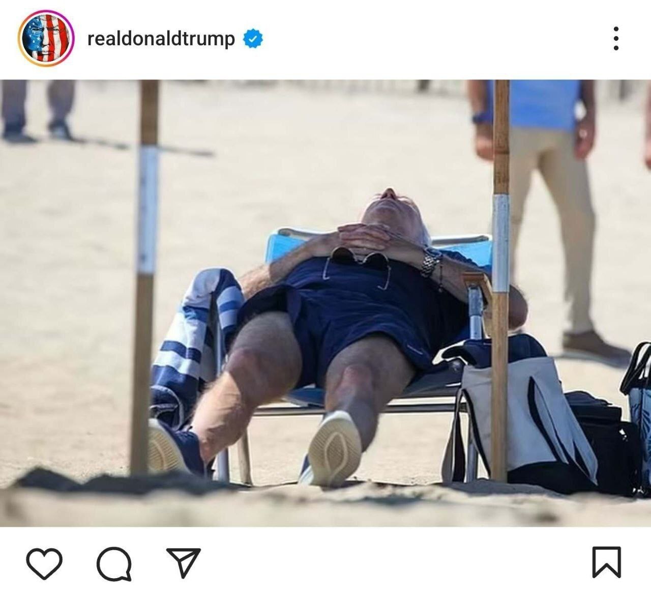 پست جدید ترامپ در اینستاگرام از جو بایدن