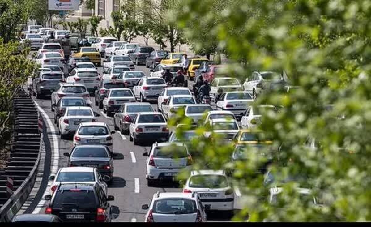 ترافیک سنگین در آزادراه تهران _ کرج_ قزوین