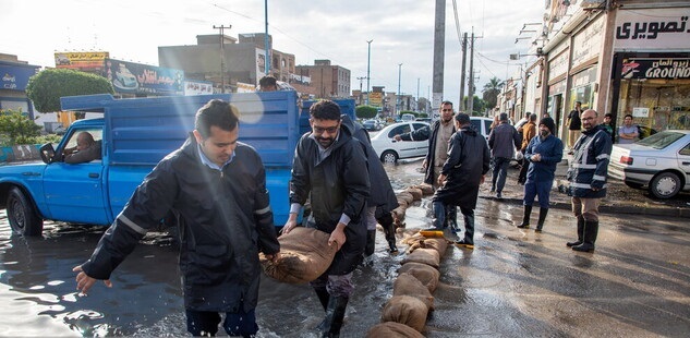 آماده‌باش کامل هلال احمر در آستانه بارندگی امشب در اهواز
