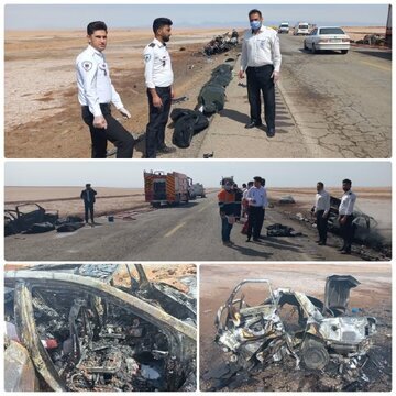 عکس| وحشتناکترین تصادف نوروز ۱۴۰۳/  پسر ۵ ساله تنها نجات یافته این تصادف عکس| وحشتناکترین تصادف نوروز ۱۴۰۳/  پسر ۵ ساله تنها نجات یافته این تصادف