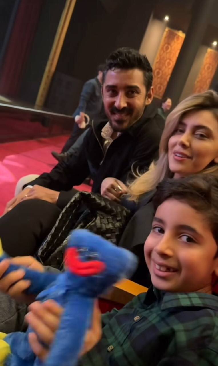 عکس/ رضا قوچان‌نژاد به همراه همسرش در یک کنسرت در دبی