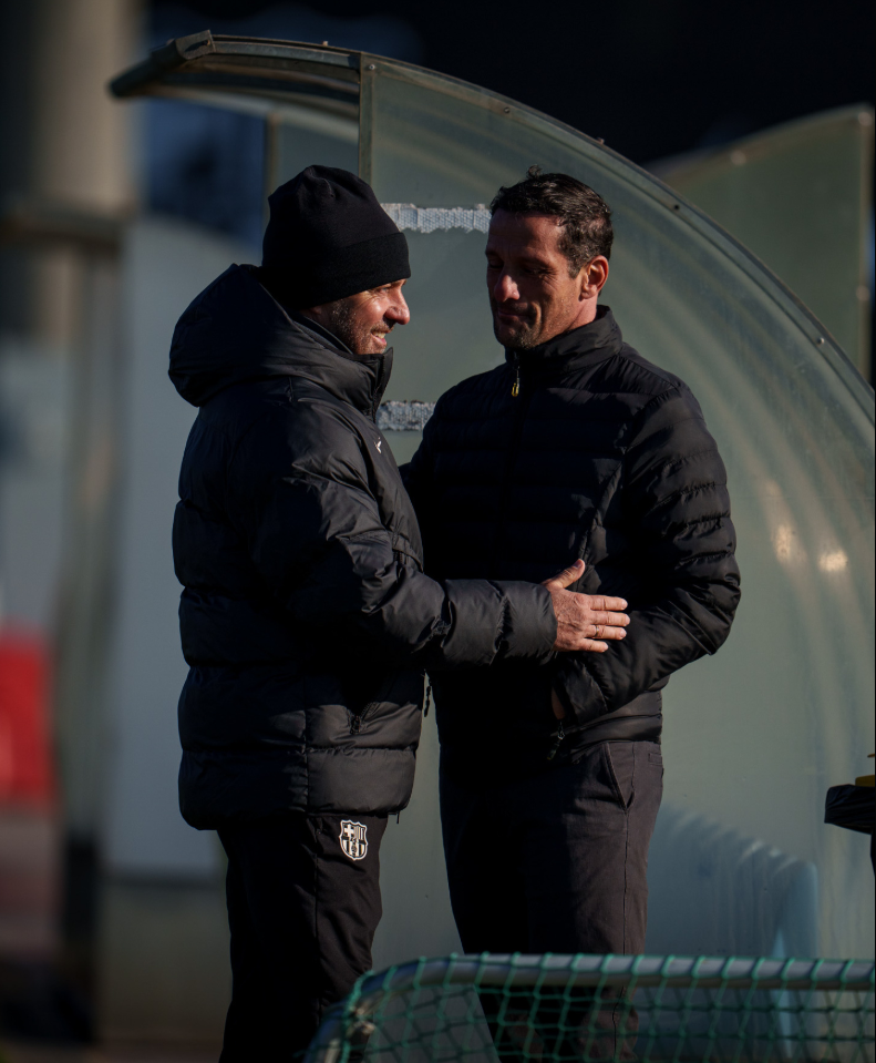 عکس/ دیدار هانسی فلیک با زننده یکی از مهم‌ترین گل‌های تاریخ بارسلونا