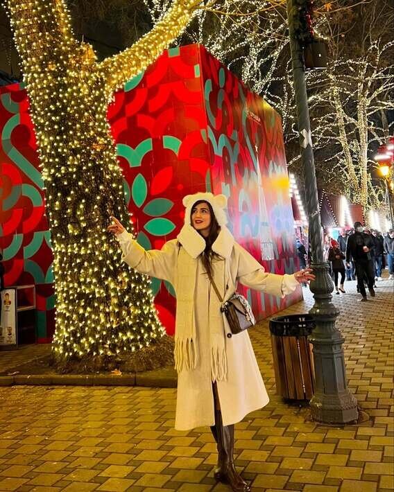 حال و هوای مریم معصومی در شب سال نو میلادی