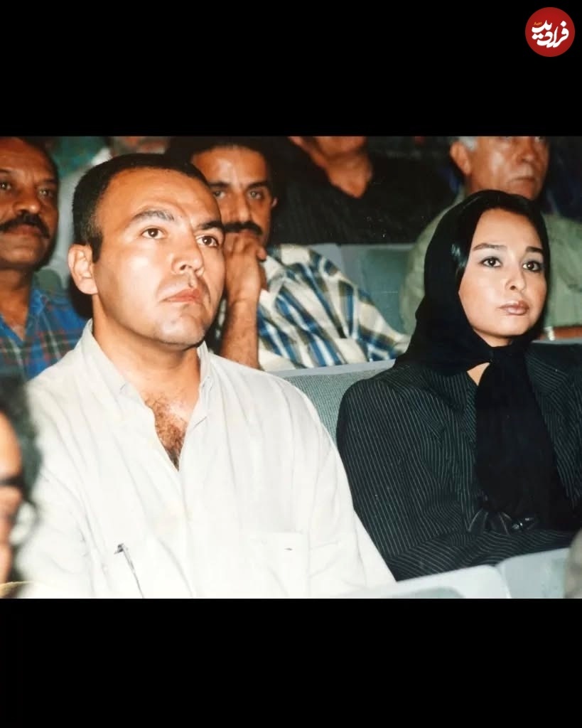 عکس/ «ماهایا پطروسیان و فریبرز عرب نیا» در یک مراسم؛ اوایل دهه ۸۰