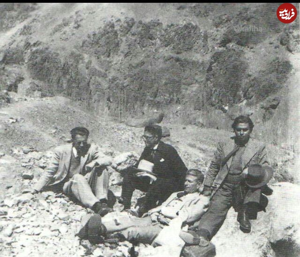 عکس/ «صادق هدایت» در روز سیزده‌ به‌ در سال ۱۳۲۵