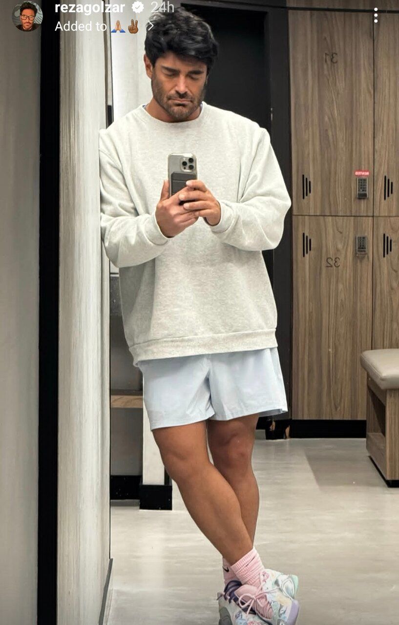 عکس/استایل ورزشی محمدرضا گلزار