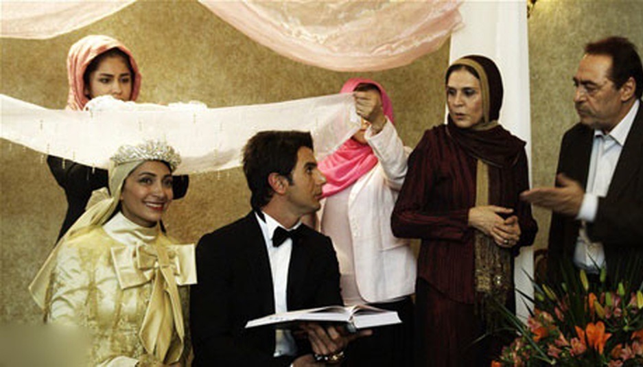 مراسم عقد «امین حیایی و نیلوفر خوش خلق»؛ سال ۱۳۷۷