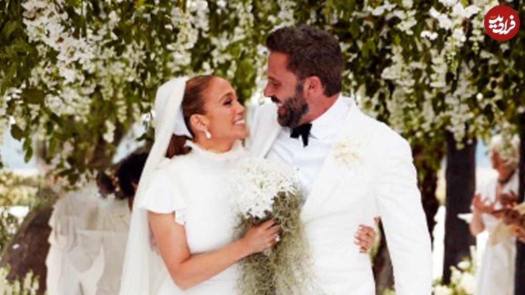 عکس/ سال ۲۰۲۲؛ عاشقانه‌هایی از مراسم عروسی جنیفر لوپز و بن افلک