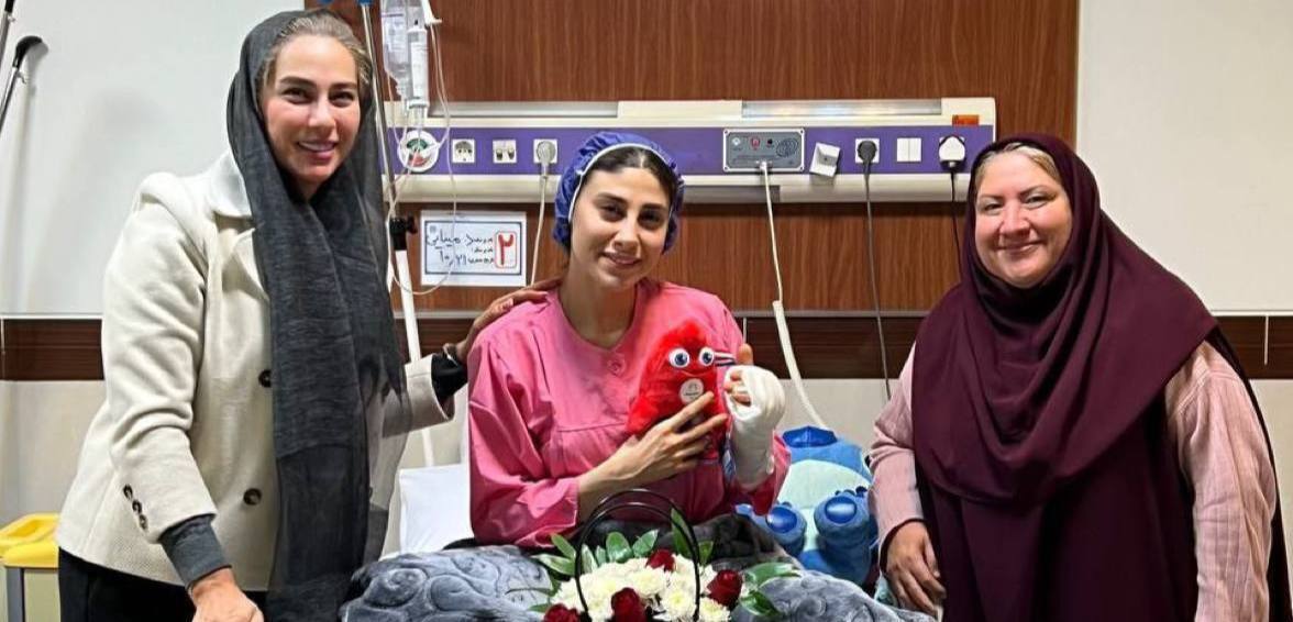 عکس/ ناهید کیانی زیر تیغ جراحی رفت!