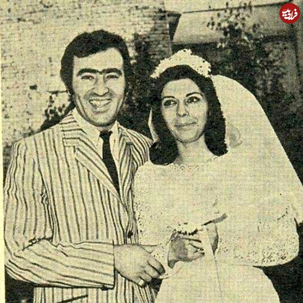 عکس/ مراسم عروسی «ثریا قاسمی و رحیم برفراز»؛ سال ۴۹