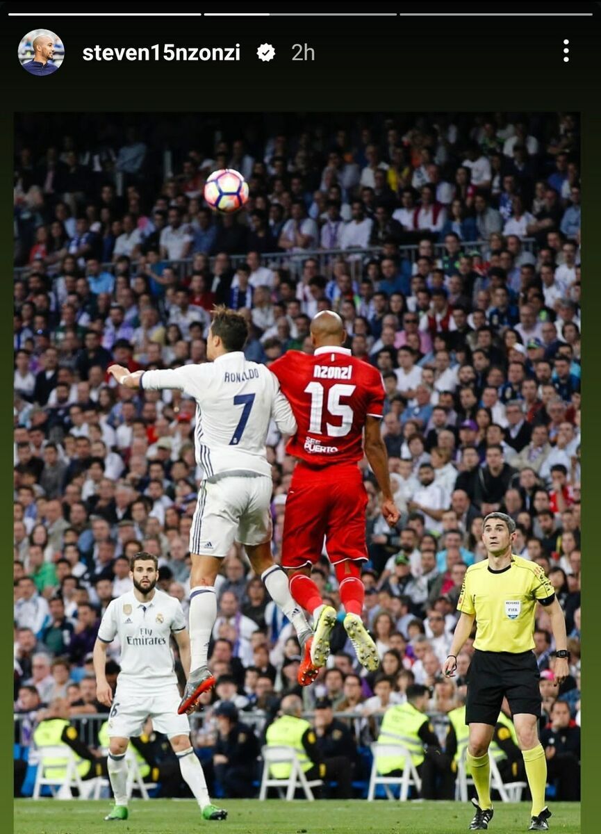 عکس/ خاطره بازی استیون انزونزی با کریستیانو رونالدو