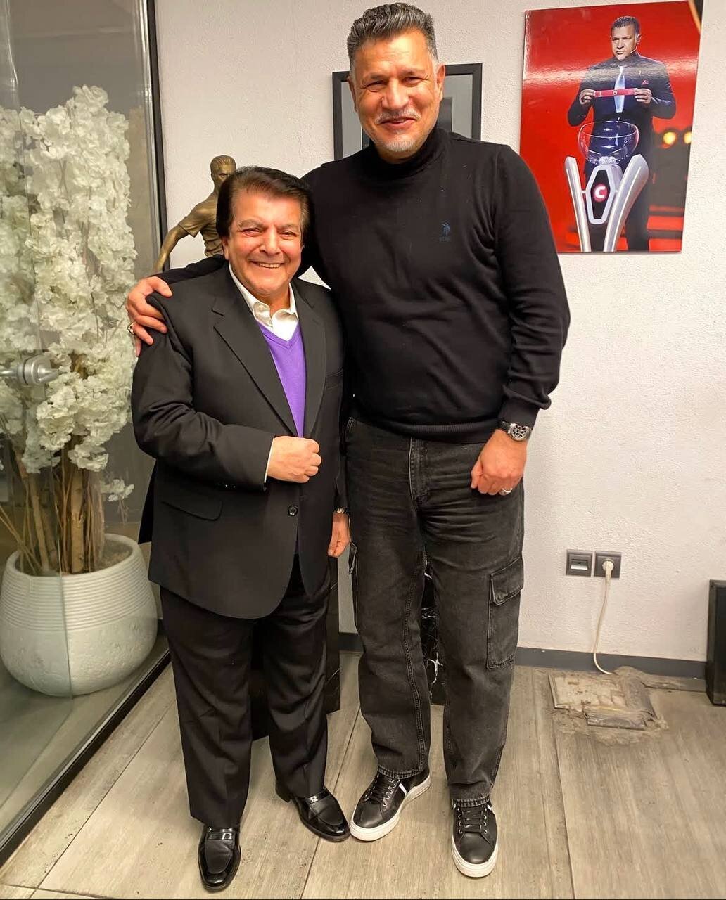 عکس/ عباس قادری به دیدار علی دایی رفت