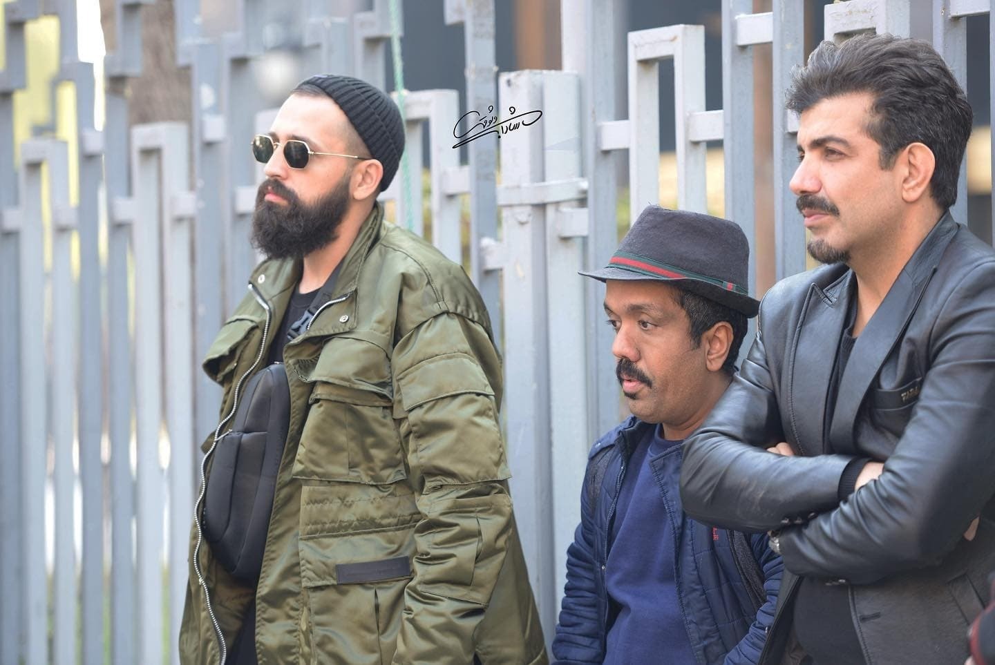 عکس/محسن افشانی در مراسم تشییع ژاله علو