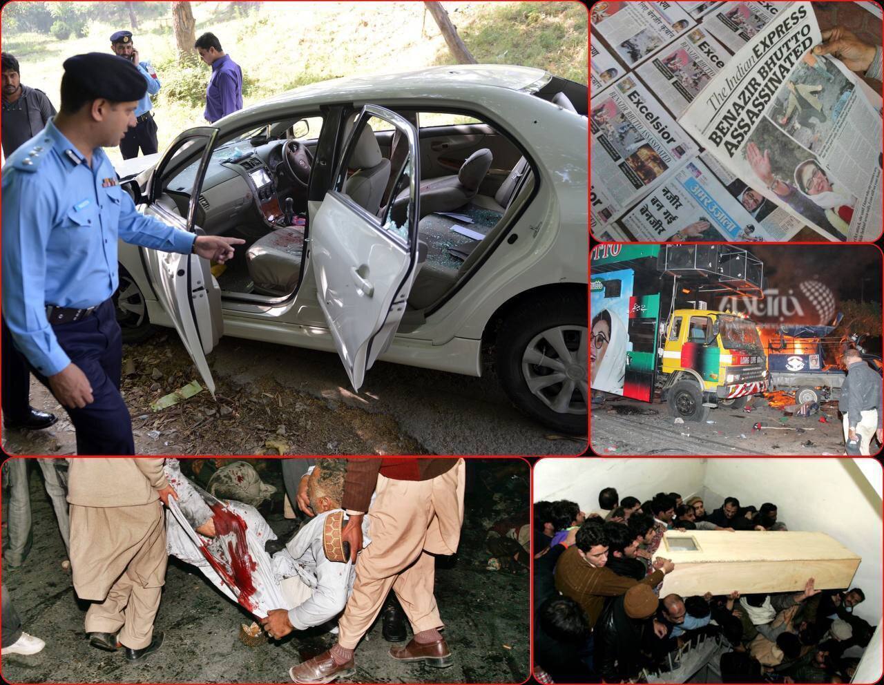 عکس/ خانم سیاستمدار ترور شد؛ شلیک گلوله به گردن و سینه بی نظیر بوتو عکس/ خانم سیاستمدار ترور شد؛ شلیک گلوله به گردن و سینه بی نظیر بوتو