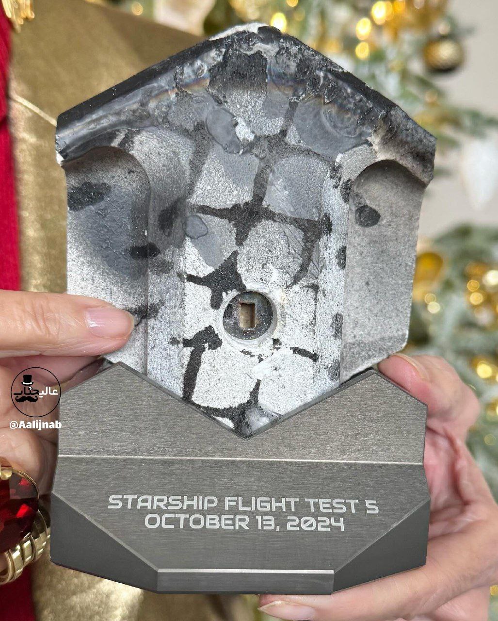 عکس/ هدیه ویژه و فضایی ایلان ماسک به مادرش در روز کریسمس