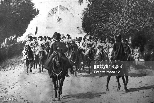 عکس/ سال ۱۲۹۵؛ ورود نیرو‌های روسی در جریان جنگ جهانی اول به قزوین