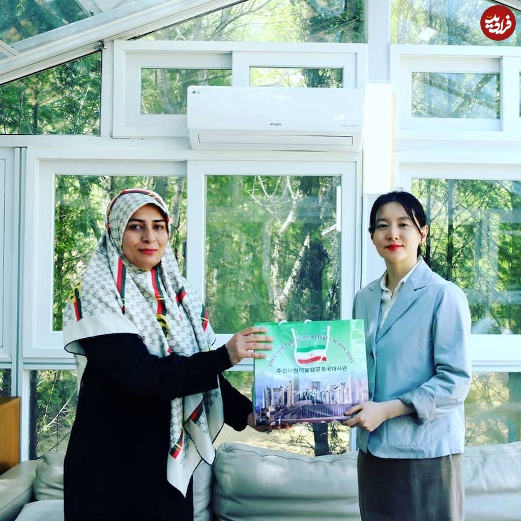 عکس/ حضور «یانگوم» در سفارت ایران در کره جنوبی در دوران کرونا