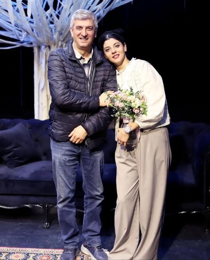 عکس دو نفره مهسا طهماسبی و پدرش