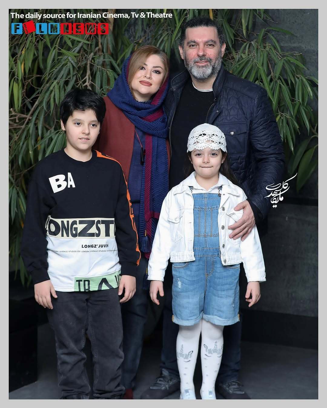 عکس خانوادگی دو برادر مشهور سینما در جشنوار فجر