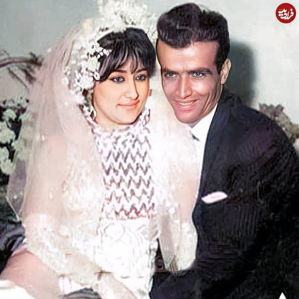 عکس/ مراسم عروسی حمیرا و پرویز یاحقی در سال ۱۳۴۹