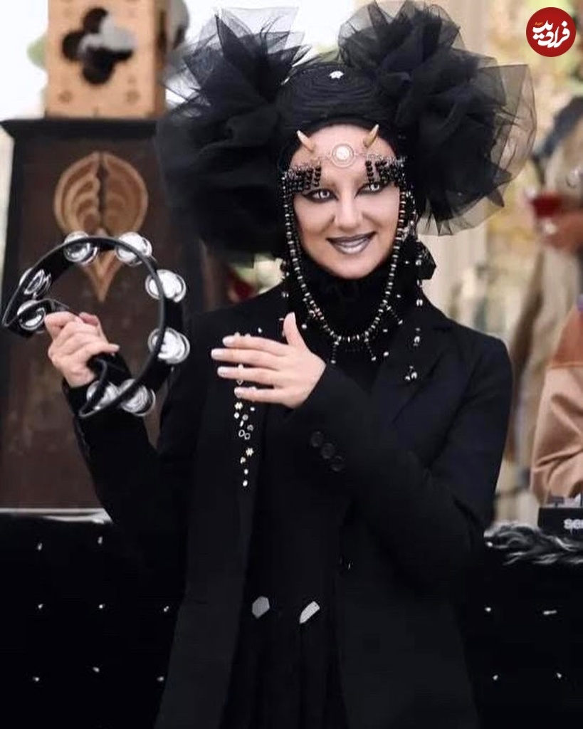 عکس/ گریم جالب و اهریمنی «ویدا جوان» در فیلم «قیف» عکس/ گریم جالب و اهریمنی «ویدا جوان» در فیلم «قیف»