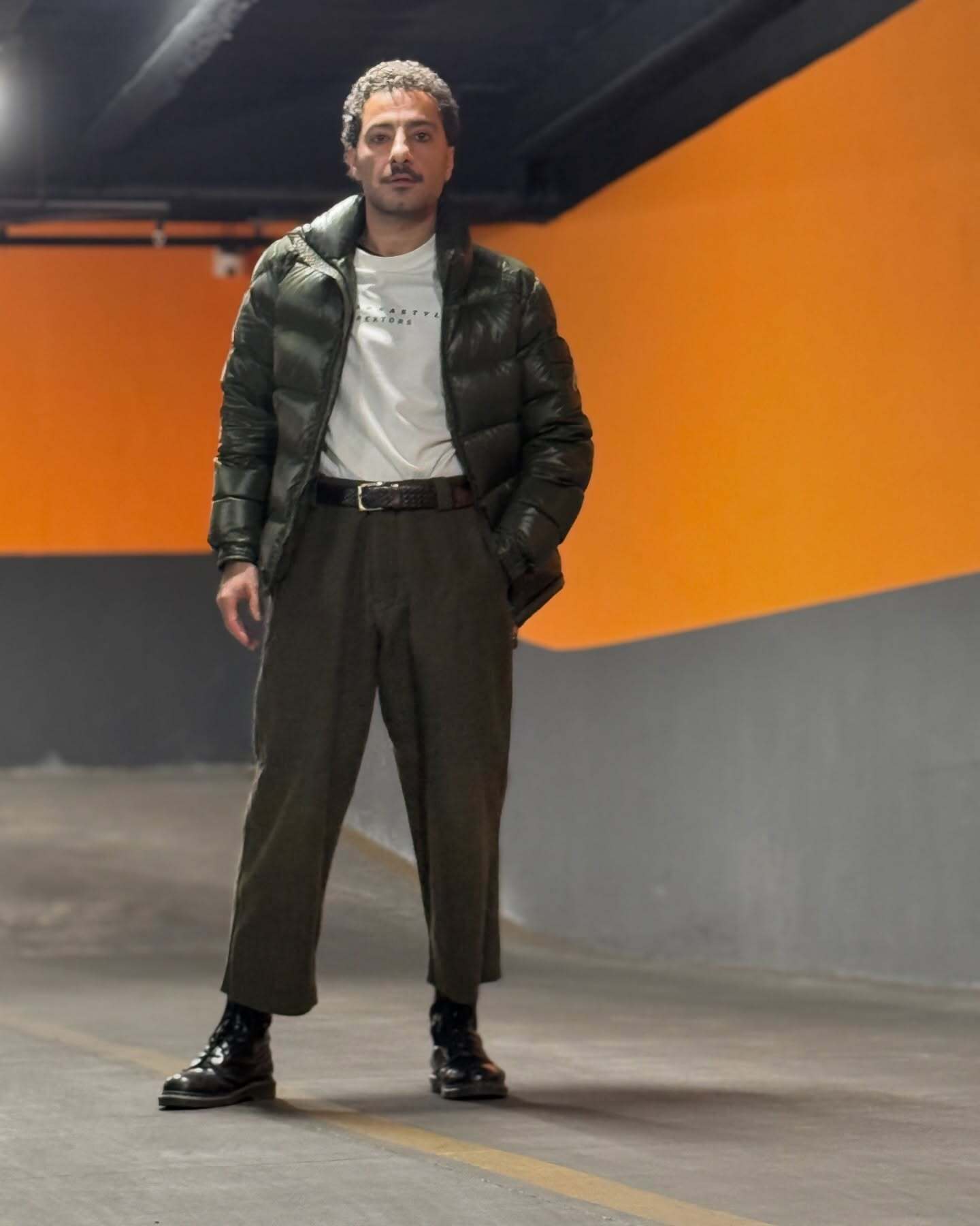 عکس/تیپ عجیب و جنجالی نوید محمدزاده