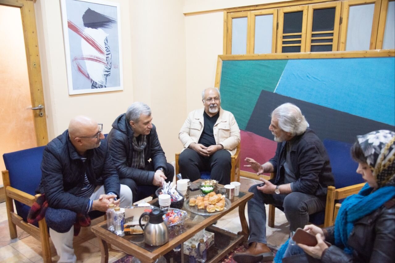 منوچهر شاهسواری در خانه هنرمندان منوچهر شاهسواری در خانه هنرمندان