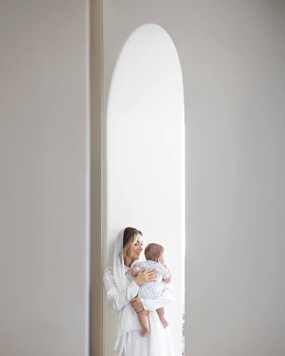 عکس/قاب دو نفره همسر بهرام رادان و جان کوچولو