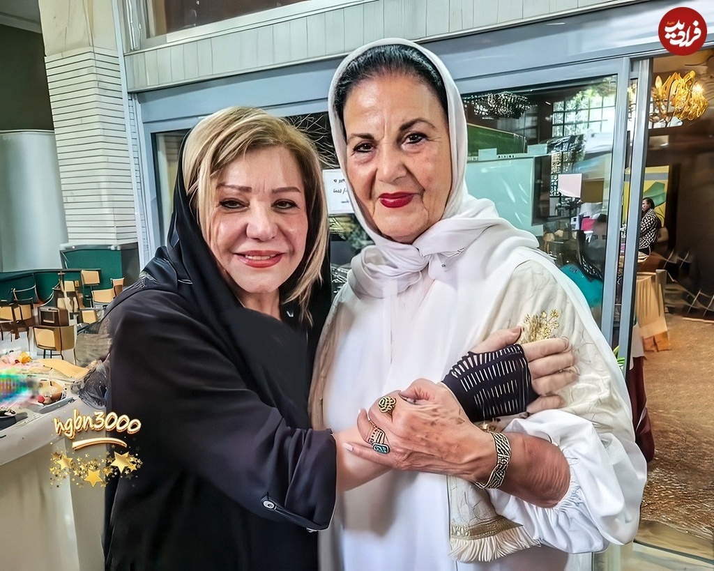 عکس/ پوری بنایی و فرانک میرقهاری در دهه ۹۰